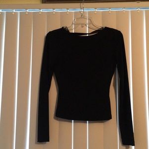 Black sexy Express Top with the back out